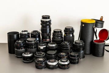 Mamiya, Yashica, Olympus, Sigma, Vivitar, Zeiss, Tamron, Nieuw