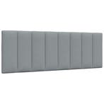 Hoofdbordkussen 120cm lichtgrijs | Retour deal | Sla toe!, Huis en Inrichting, Verzenden, Zo goed als nieuw, Twijfelaar, 120 cm