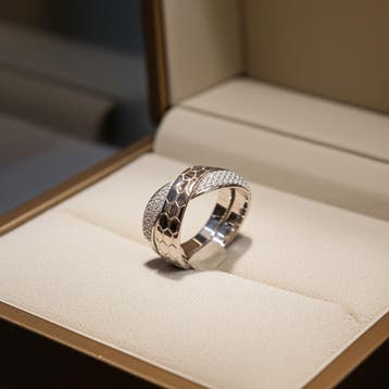 925 silver ring - natural White Topaz - limited edition NGB, Verzenden, Nieuw
