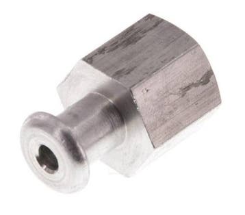 G Embout femelle 1/4 en aluminium pour ventouse DN 4 SW 17, Bricolage & Construction, Verzenden