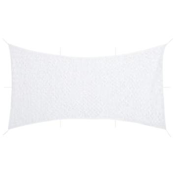 vidaXL Camouflagenet met opbergzak 600x414 cm wit, Verzenden, Nieuw
