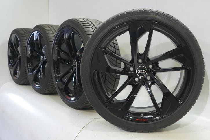 Audi RS4 20 inch velgen Continental Winterbanden Origineel, Autos : Pièces & Accessoires, Pneus & Jantes, Enlèvement ou Envoi