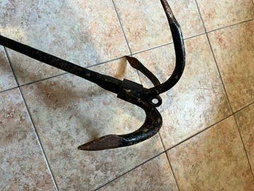 Objets maritimes - Acier- Ancre en fer, Antiquités & Art