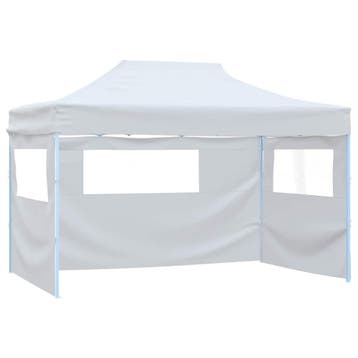 vidaXL Partytent met 3 zijwanden inklapbaar 291x413x315 cm, Verzenden