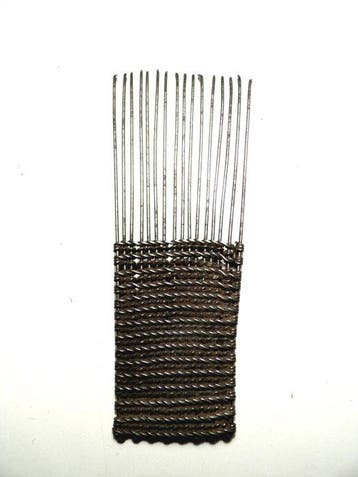 Kam - Lot 10X krijgerkammen - Akikyer - Dodoth - Uganda