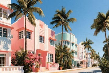 Iconica - South Beach Pastel Boulevard - unique 1/1 XXL (100