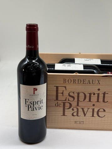 2019 Esprit de Pavie - Bordeaux - 6 Bouteilles (0,75 L), Nieuw