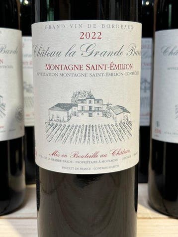 2022 Château la Grande Barde - Saint-Émilion,, Nieuw