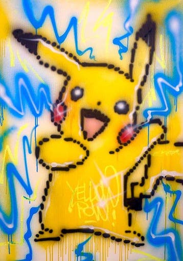 Outside313 - Pikachu - Yellow power - Pixel Series