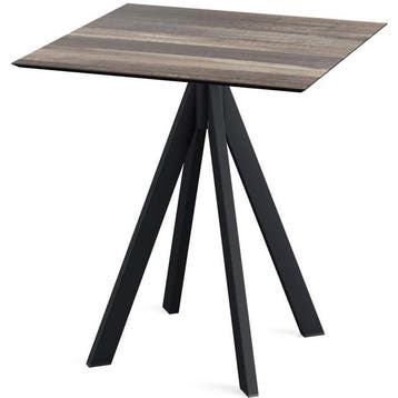Inklapbare Tafel | INFINITY | HPL/RVS | Houtlook Blad |, Verzenden