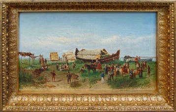 Gaetano Fasanotti (1831–1882) - Il ritorno dalla pesca