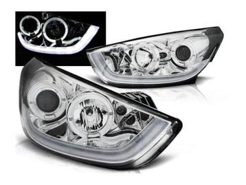 LED Tube DRL koplampen Chrome geschikt voor Hyundai Tucson, Verzenden, Nieuw, Hyundai