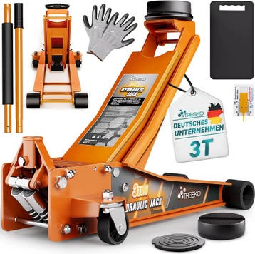 Autokrik - Garagekrik - Hydraulische krik - 3 Ton - Oranje -, Verzenden