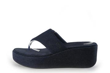 Fitflop Sandalen in maat 43 Blauw, Sandalen of Muiltjes, Zo goed als nieuw, Fitflop, Verzenden