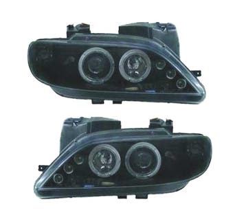 PHARES CITROEN XSARA 97-99 ANGEL EYES FOND NOIR, Autos : Pièces & Accessoires, Verzenden