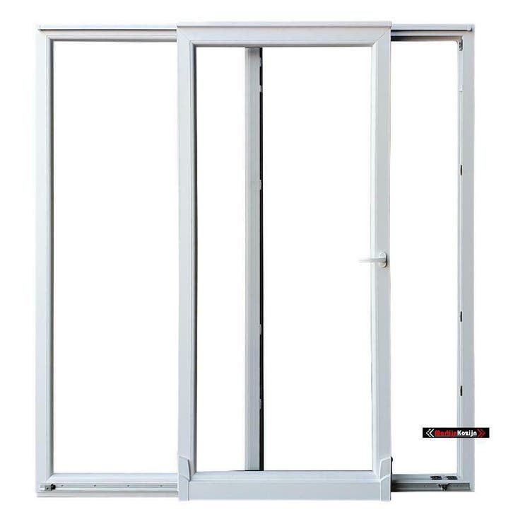 PVC Kiepschuifraam Ideaal voor terras, extra staal versterkt, Bricolage & Construction, Châssis & Portes coulissantes, Enlèvement ou Envoi