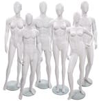 *TIP*  6x Faceless etalagepoppen merk gruppo corso mix wit, Ophalen of Verzenden