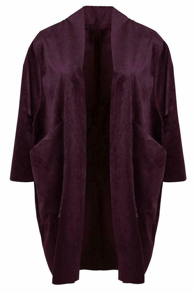 Vest Mat fashion velour losvallend maat 50, Kleding | Dames, Truien en Vesten, Verzenden