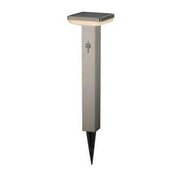 Solar LED staande buitenlamp sensor Spies vierkant 4,4W Warm, Verzenden
