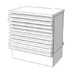 *TIP*  Toonbank breed met blokjes C-PMC-003, Ophalen of Verzenden