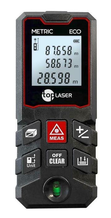 Afstandsmeter 60m, TOP Laser METRIC Afstandmeter Super Actie, Doe-het-zelf en Bouw, Ophalen of Verzenden, Nieuw, Afstand