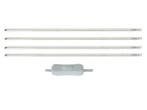 DECORATIEVE LED STRIP - 4 st. - 12V - WARM WIT, Huis en Inrichting, Verzenden, Nieuw