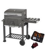 MaxxGarden Smoker - Houtskoolbarbecue - 118cm - Zwart (Tuin), Ophalen of Verzenden, Nieuw