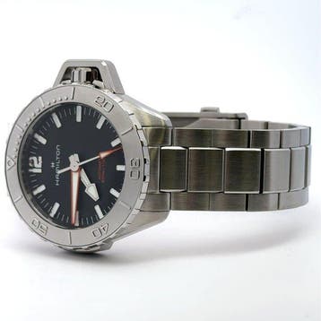 Hamilton - KHAKI NAVY FROGMAN AUTO - H77485130 - Heren - na, Nieuw