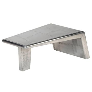 Aviator tafel, aluminium | -35% Retour Deal | Snel zijn, Huis en Inrichting, Tafels | Salontafels, 50 tot 100 cm, Verzenden, Industrieel, vintage
