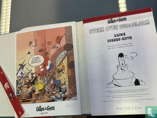 Gilles de Geus - [Storm over Dubbeldam] - 1997, Boeken, Stripverhalen, Zo goed als nieuw, Eén stripboek, Verzenden