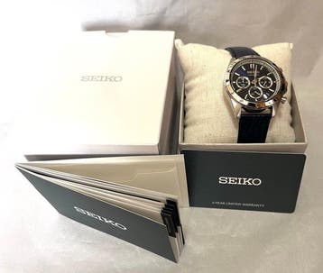 Seiko - Seiko Spirit 8T63 Chronograph – Dark Blue Sunburst