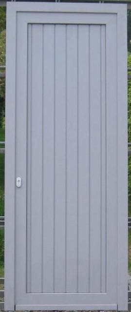 eiken houten voordeur , buitendeur ,  deur met alu afwerking, Doe-het-zelf en Bouw, Deuren en Vliegenramen, Nieuw, Hout, Metaal