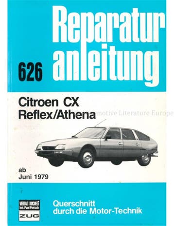 VANAF JUNI 1979, CITROEN CX REFLEX / ATHENA, VRAAGBAAK DUITS, Ophalen of Verzenden