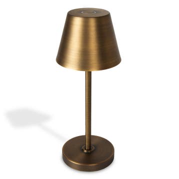 Tafel en bureaulampen Tafellamp Bistro Antiek Brons, Verzenden, Nieuw