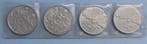 België. 500 Francs 1980 6 Items (Silver ) (Zonder
