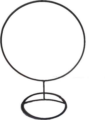 Metalen frame Zwaar Ring op ronde voet Ø40 cm krans, Hobby en Vrije tijd, Nieuw