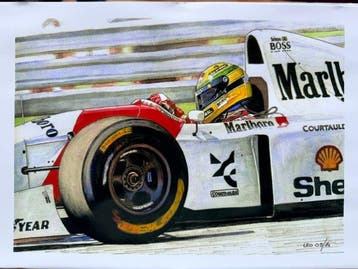 Ayrton Senna - Beperkte editie - Iconische autos, Nieuw