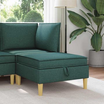 vidaXL Sofa met opslag Stof, Maison & Meubles, Canapés | Salons, Verzenden