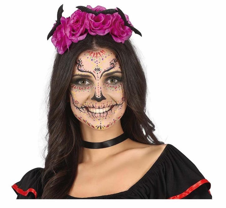 Halloween Haarband Vleermuis Bloemen, Hobby en Vrije tijd, Feestartikelen, Nieuw, Verzenden