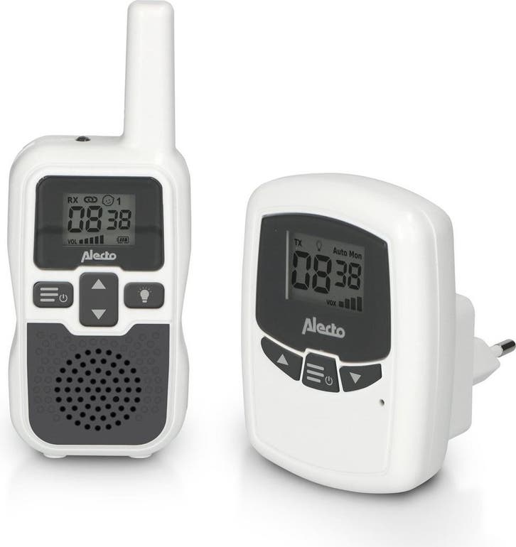 Alecto DBX-80 - Babyfoon met groot bereik - Tot 3km - Wit..., Kinderen en Baby's, Babyfoons, Nieuw, Verzenden
