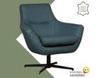 Leren draaifauteuil Wing, Huis en Inrichting, Nieuw, Ophalen of Verzenden, 75 tot 100 cm, Industrieel, Modern