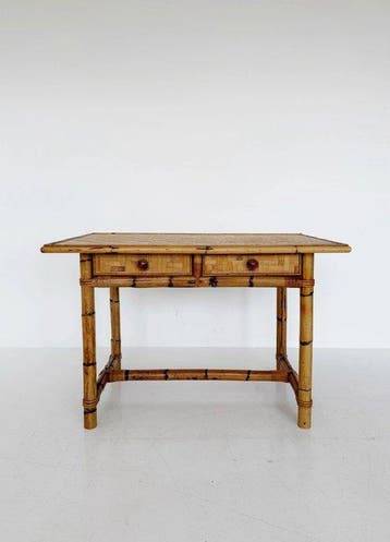 Bureau - Bamboe, Antiek en Kunst