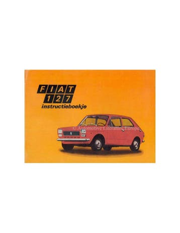 1973 FIAT 127 INSTRUCTIEBOEKJE NEDERLANDS
