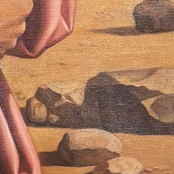Valentin - Lynx temple, Antiquités & Art, Art | Peinture | Moderne