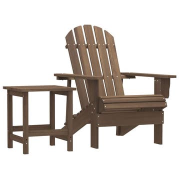 vidaXL Tuinstoel Adirondack met tafel massief vurenhout, Verzenden, Nieuw