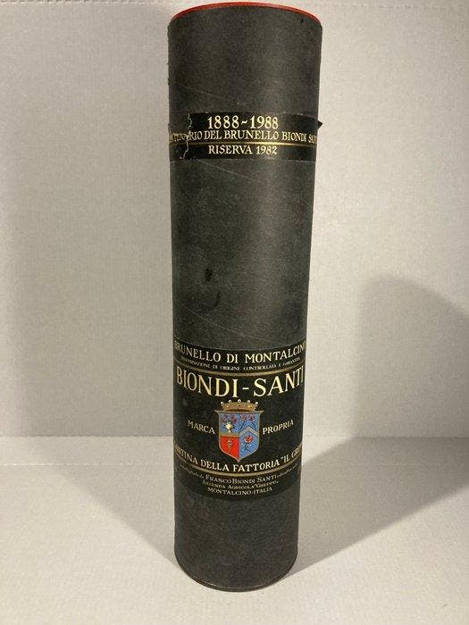 1982 Biondi Santi, Tenuta Greppo - Brunello di Montalcino, Verzamelen, Wijnen
