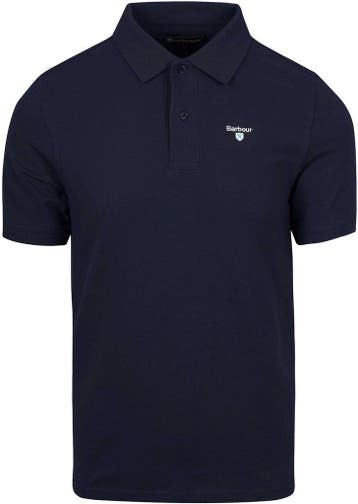 Barbour Basic Polo Donkerblauw maat Maat 48/50 (M) Heren, Barbour, Nieuw, Verzenden, Maat 48/50 (M)