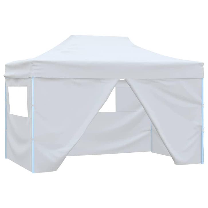 vidaXL Partytent met 4 zijwanden inklapbaar 280x410x315 cm, Tuin en Terras, Partytenten, Nieuw, Verzenden