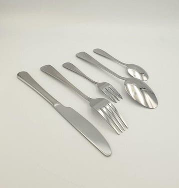 Service de table pour le dîner (60) - acier inoxydable