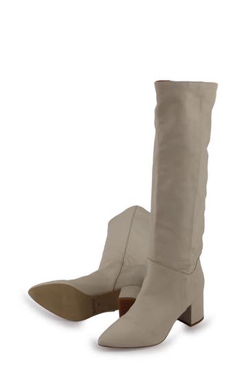 Manfield Laarzen in maat 36 Wit, Kleding | Dames, Schoenen, Hoge laarzen, Verzenden, Wit, Zo goed als nieuw